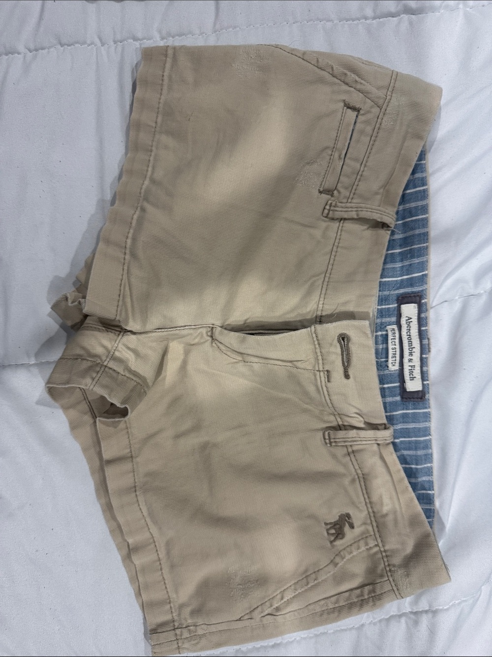 Abercrombie & Fitch Beige/Tan Women's Casual Shorts